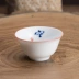 Vẽ tay thư pháp Trà Châu Châu Kungfu cốc nhỏ Phượng hoàng trà nhiệt độ cao sứ kèn cốc Kung Fu bộ chén đơn - Trà sứ bình hãm trà Trà sứ