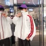 Hàn quốc ulzzang áo khoác sinh viên Harajuku lỏng chic retro thể thao bến cảng áo gió áo khoác ins với nam giới và phụ nữ áo khoác nam anta