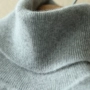 18 áo len cashmere mới cho nam cổ cao dày đầu áo len màu rắn mùa đông chạm đáy áo len áo nike