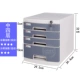 a4 Desktop khóa nhựa loại tủ ngăn kéo tập tin tủ hồ sơ nội thất văn phòng hộp lưu trữ hộp lưu trữ Aigui