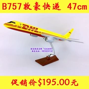 Ưu đãi đặc biệt 47cm nhựa BoeingB57-200 DHL giao hàng nhanh mô phỏng mô hình máy bay tĩnh DHL
