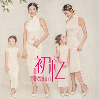 Chính hãng triển lãm new photo studio cha mẹ và con nhiếp ảnh ảnh trang phục Cộng Hòa của Trung Quốc gió sơn một gia đình bốn gia đình chân dung quần áo trẻ em hàn quốc