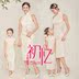 Chính hãng triển lãm new photo studio cha mẹ và con nhiếp ảnh ảnh trang phục Cộng Hòa của Trung Quốc gió sơn một gia đình bốn gia đình chân dung Trang phục dành cho cha mẹ và con