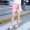 Quần short denim bé gái hè 2019 mới to bỉm quần trắng lỗ nước ngoài Quần trẻ em Hàn Quốc - Quần jean chân váy trẻ em