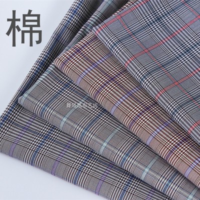 taobao agent Retro classic suit jacket, vest, plaid skirt, cotton and linen, British style