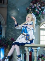 Barbara cos quần áo trọn bộ Genshin Impact trò chơi cosplay nữ Bộ quần áo bao gồm cuốn sách ma thuật phụ kiện tóc giả giày nahida cosplay