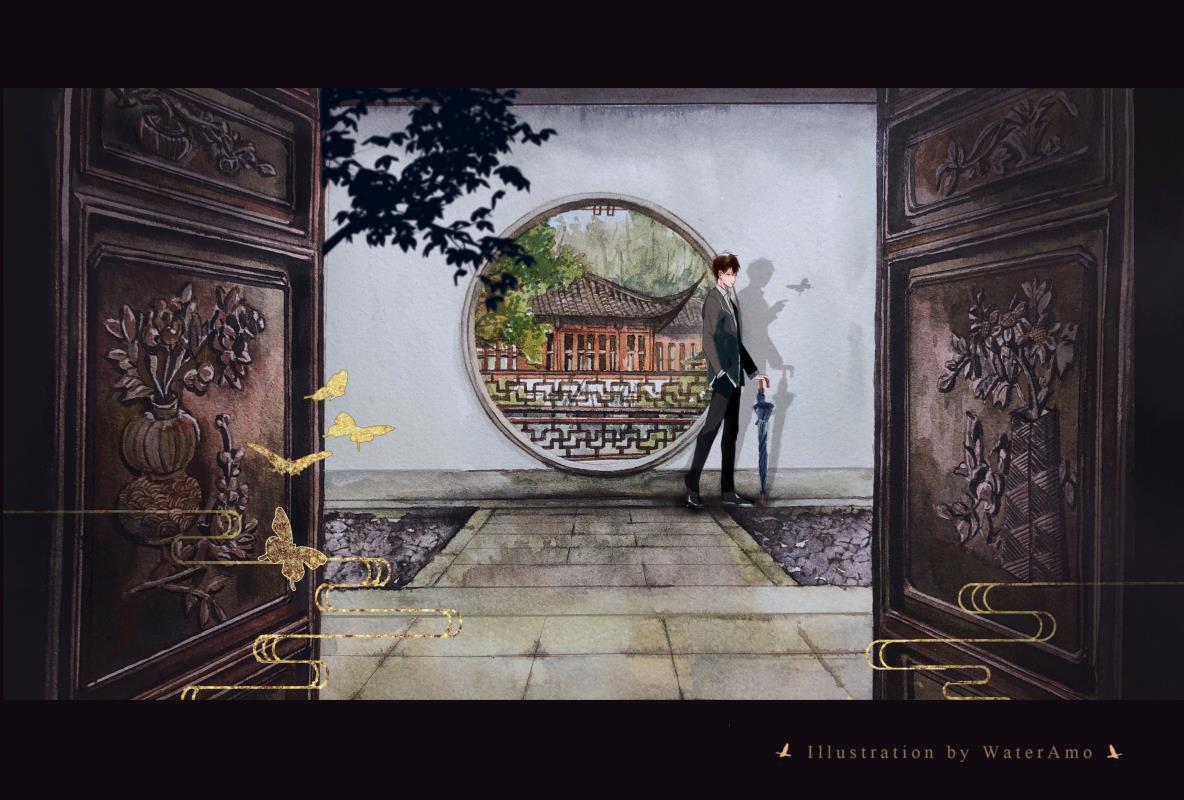D【 Pre sale 】 Tomb robbery note  House series theme write Card color paper - Bottle evil