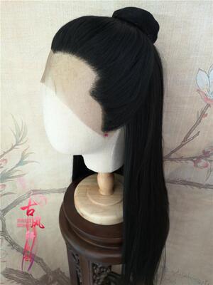 taobao agent Gufeng Xuan's pre -wigs before the lace shape wig in the hazy Xu Xian wig hook Xu Xian wig hook