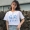 Mùa xuân phụ nữ mới của Nhật Bản Hồng Kông phong cách letter in ấn ngắn tay giản dị t-shirt nữ sinh viên trắng áo sơ mi giản dị thủy triều áo phông dài tay
