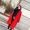 Áo khoác nữ trung phần dài Hepburn gió chic retro len Nizi mùa đông eo smog len màu xanh áo len