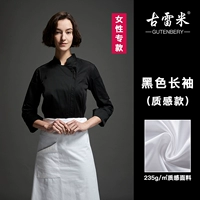 Черные длинные рукава (модель текстуры) (женская модель)