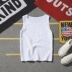 Màu tinh khiết mồ hôi vest nam cộng với phân bón XL chất liệu cotton triều chất béo mùa hè phần mỏng thể thao thanh niên không tay t-shirt áo ba lỗ nam Lót