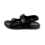 Đôi sao quầy đích thực mùa hè nam màu đen thuần Velcro dính khóa chạy dép và dép đi biển bình thường - Giày thể thao / sandles giày sandal nam công sở