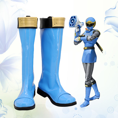 taobao agent A855 Super Team Ninja Broken Swordsman Wild Qihai Sword Blue COS shoes