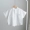 Trẻ em ngắn tay áo sơ mi bé trai đứng cổ áo mùa hè Hàn Quốc hợp thời trang mỏng trắng bé bông nửa tay áo sơ mi - Áo sơ mi
