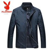 Playboy 2018 mới áo khoác nam trung niên áo khoác cha mặc giản dị mùa xuân và mùa thu áo khoác mỏng phần mùa thu
