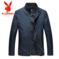 Playboy 2018 mới áo khoác nam trung niên áo khoác cha mặc giản dị mùa xuân và mùa thu áo khoác mỏng phần mùa thu khoác
