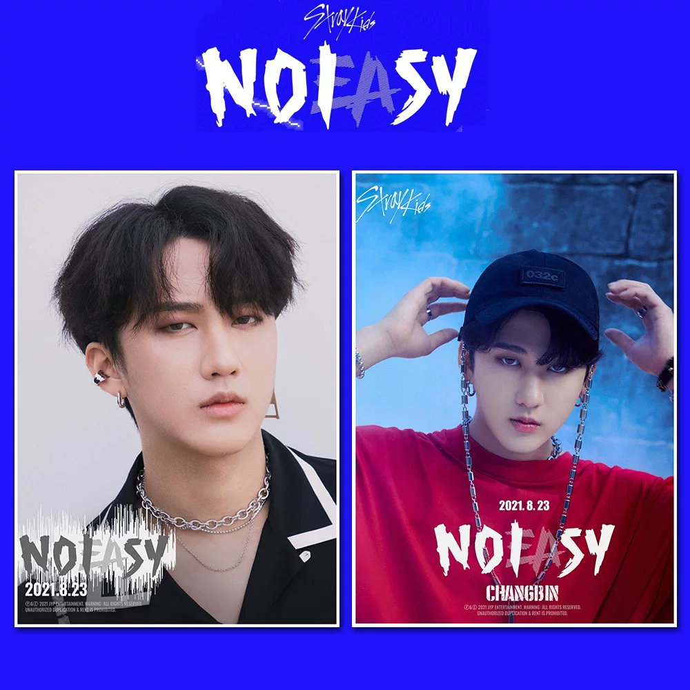 Постер Stray Kids Noeasy, самоклеящаяся фотографическая иллюстрация SKZ олень стикер периферия