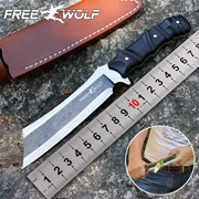 Dụng cụ ngoài trời dao thẳng saber đa chức năng tự vệ quân sự dao rút dao với một con dao nhỏ chiến thuật dao săn - Công cụ Knift / công cụ đa mục đích