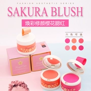 Màu đỏ với ánh nắng mặt trời màu đỏ nữ blush nữ air cushion chính hãng trang điểm màu nude dưỡng ẩm làm sáng màu da không thấm nước trang điểm tự nhiên kéo dài - Blush / Cochineal