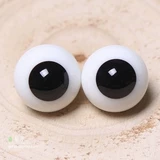 BJD Кукольный стеклянный глаз 6 8 10 12 14 16 18 20 22 24 мм черная жемчужина 0666