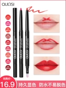 Ouli lip liner bút son môi bút chống thấm nước giữ ẩm kéo dài đích thực không màu vẽ dấu vết môi bút chì màu nude mờ - Bút chì môi / môi lót