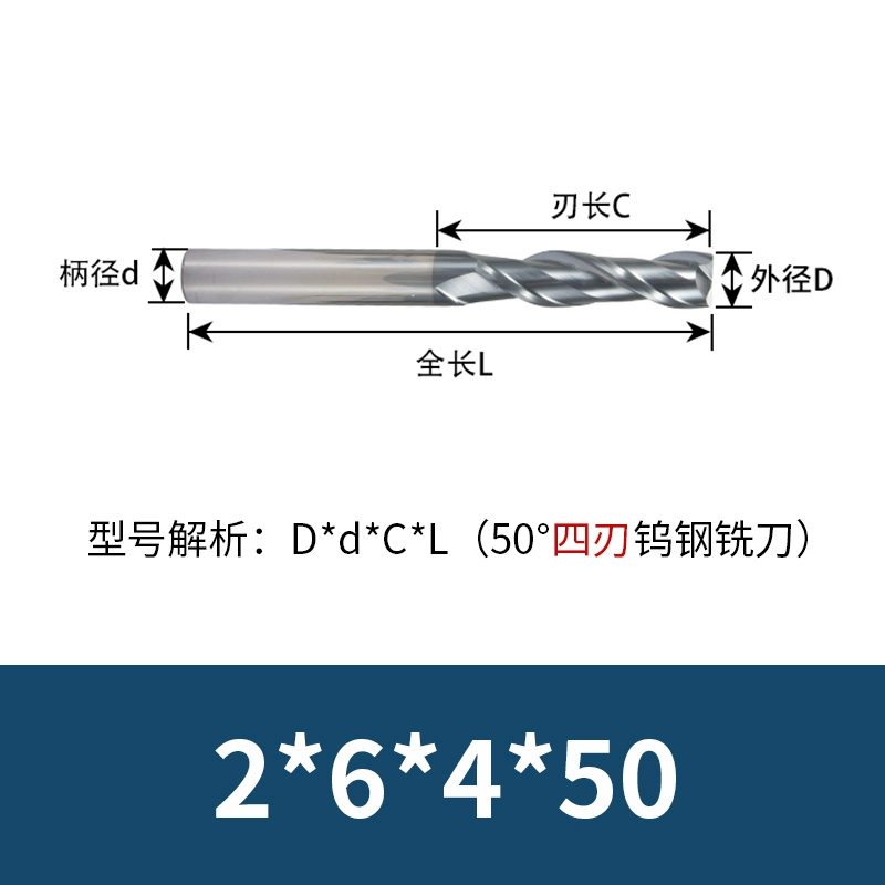 mũi dao cnc Dao phay thép vonfram 50 độ GM Máy nghiền cuối cacbua 4 lưỡi máy giặt đáy phẳng Máy tiện tiện mở rộng bốn lưỡi CNC dao phay gỗ cnc mũi cắt cnc Dao CNC