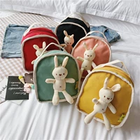 Рюкзак, демисезонный модный милый маленький кролик подходит для мужчин и женщин, 2019