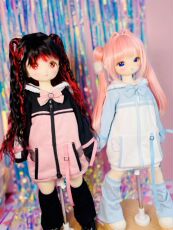 Одежда для кукол BJD （菜包猪肉铺）bjd4分6分熊妹熊蛋兔豆豆娃衣套装地雷系 沉溺天使