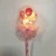 Розовый воздушный шар с подсветкой