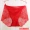 3 túi đồ lót nữ màu rắn kích thước lớn chất béo MM tam giác đồ lót ren đỏ đồ lót trong suốt quần lót nam