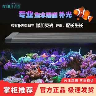Jiyin i8 морская вода Составить лампа Морской танк коралловый обогащенный Светодиодный заполняющий свет лампа Программное обеспечение твердой кости синие волосы развитие цвет лампа