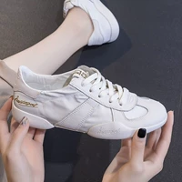 Кожаная белая обувь, спортивная обувь, из натуральной кожи, мягкая подошва