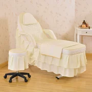 Gấp Beauty bedspread bông denim vi nhựa bán kiên cố hình xăm vĩnh viễn làm massage ghế gấp khăn trải giường cotton - Trang bị tấm