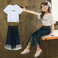 Летняя одежда, комплект, летнее звездное небо, 2020, в корейском стиле, в западном стиле, подходит для подростков