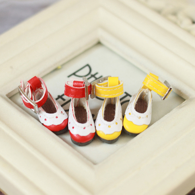 taobao agent BJD shoes SD YOSD BB 6 points 8 points small cloth doll OB22 small leather shoes multi -color optional