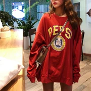 Đầu thu 2018 phiên bản mới của Hàn Quốc áo sơ mi nữ sang trọng tay dài buông thả nữ sinh hoang dã hip hop lạ