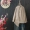 Văn học cổ điển cotton lanh khóa áo sơ mi chéo bất thường 2018 xuân hè quốc gia áo dài tay áo nữ - Áo sơ mi dài tay