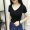 2018 mùa hè mới màu sắc phù hợp với hoang dã áo sơ mi ngắn tay áo len Hàn Quốc v- cổ màu rắn mỏng giảm béo áo sơ mi