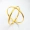 Âm thanh rung với ba vòng đeo tay mạ vàng Sanshou III nữ Việt Nam Shajin vòng tay ba vòng mô phỏng trang sức bằng vàng - Vòng đeo tay Cuff vòng tay may mắn