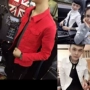 Người đàn ông da đỏ nhanh tay với chiếc áo khoác denim màu đen nam mùa xuân và mùa thu Hàn Quốc phiên bản của xu hướng của sinh viên mặc một chiếc áo khoác mỏng trai đẹp trai vest nam