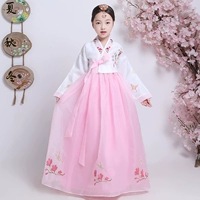 Детские дети, дети, корейский традиционный ханбок северокорейский национальный национальный танец танец Дэвид костюм костюмы