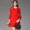 Châu Âu 2019 xuân mới cỡ lớn tay áo nữ bảy điểm mỏng Một chiếc váy chữ 200 kg váy đỏ lỏng lẻo - A-Line Váy váy chữ a công sở