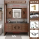 Tủ phòng tắm kết hợp phòng tắm mới của Trung Quốc gương tủ nhà tắm tu guong phong tam