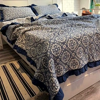 Giường đa chức năng bao gồm ba mảnh bộ bốn mùa có thể được che phủ bằng chăn mùa hè thanh lịch có thể được nhiều lớp sợi mùa hè mát mẻ là mỏng bomia drap trải giường