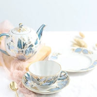 Hương thơm trà mờ Hoàng gia Nga Lomonosov cứng sứ tulip ánh trăng đặt trà chiều trà tách đĩa ấm trà - Trà sứ bình ủ trà giữ nhiệt