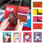 Hàn Quốc bentoy túi du lịch dễ thương nữ sinh viên đa chức năng da bảo vệ bìa vé clip tài liệu gói ví đựng card hàng hiệu