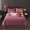 Mùa thu và mùa đông chăn bông pha lê nhung trải giường ba mảnh cộng với nhung dày tấm trải giường lớn 法兰 bìa flannel trải giường chăn bông ra trải giường