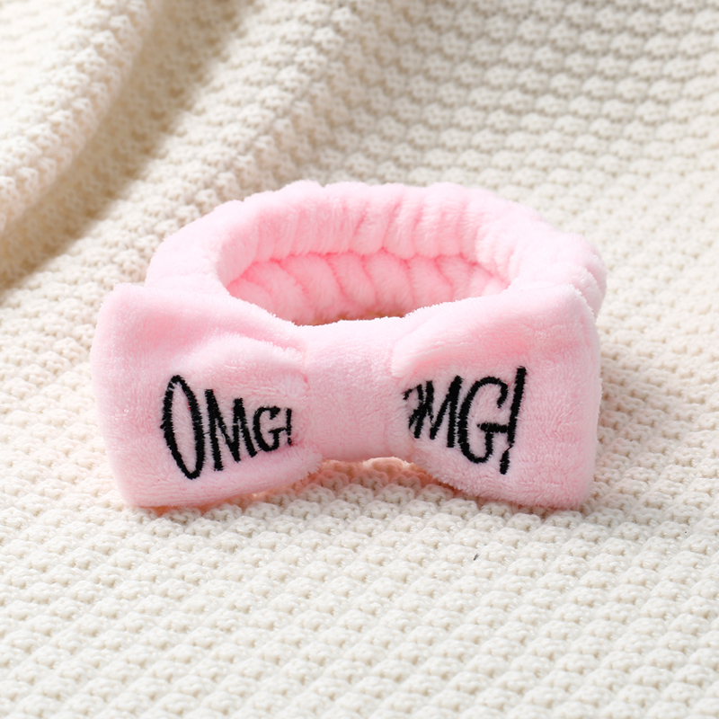 50 × OMG PinkInternet celebrity Xian Lian Headband lovely cosmetology Scarf hair hoop Make up Headgear Hair band female wash one 's face use Of Headband