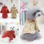 Quần áo thú cưng cotton thoải mái chó quần áo áo nhỏ chó Teddy quần áo chó VIP mùa xuân - Quần áo & phụ kiện thú cưng áo cho poodle